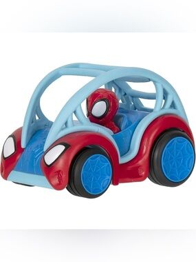 MARVAL Amazing Friends Spidey Power Rollers - 15cm Car That Retracts and Turns